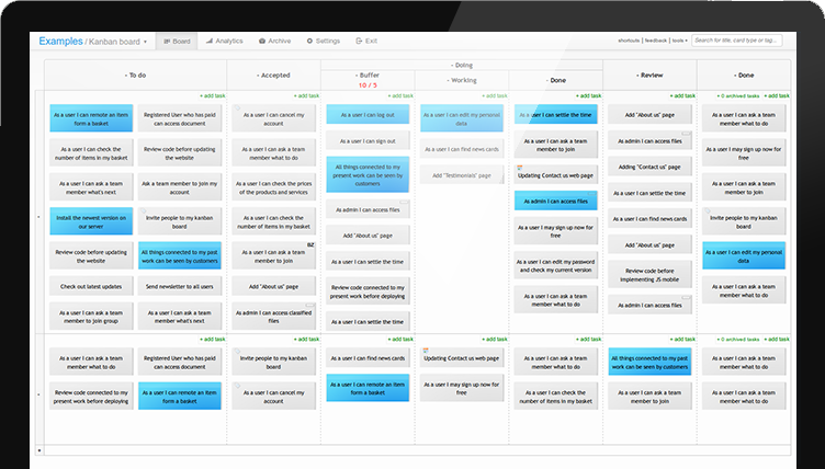 online kanban board