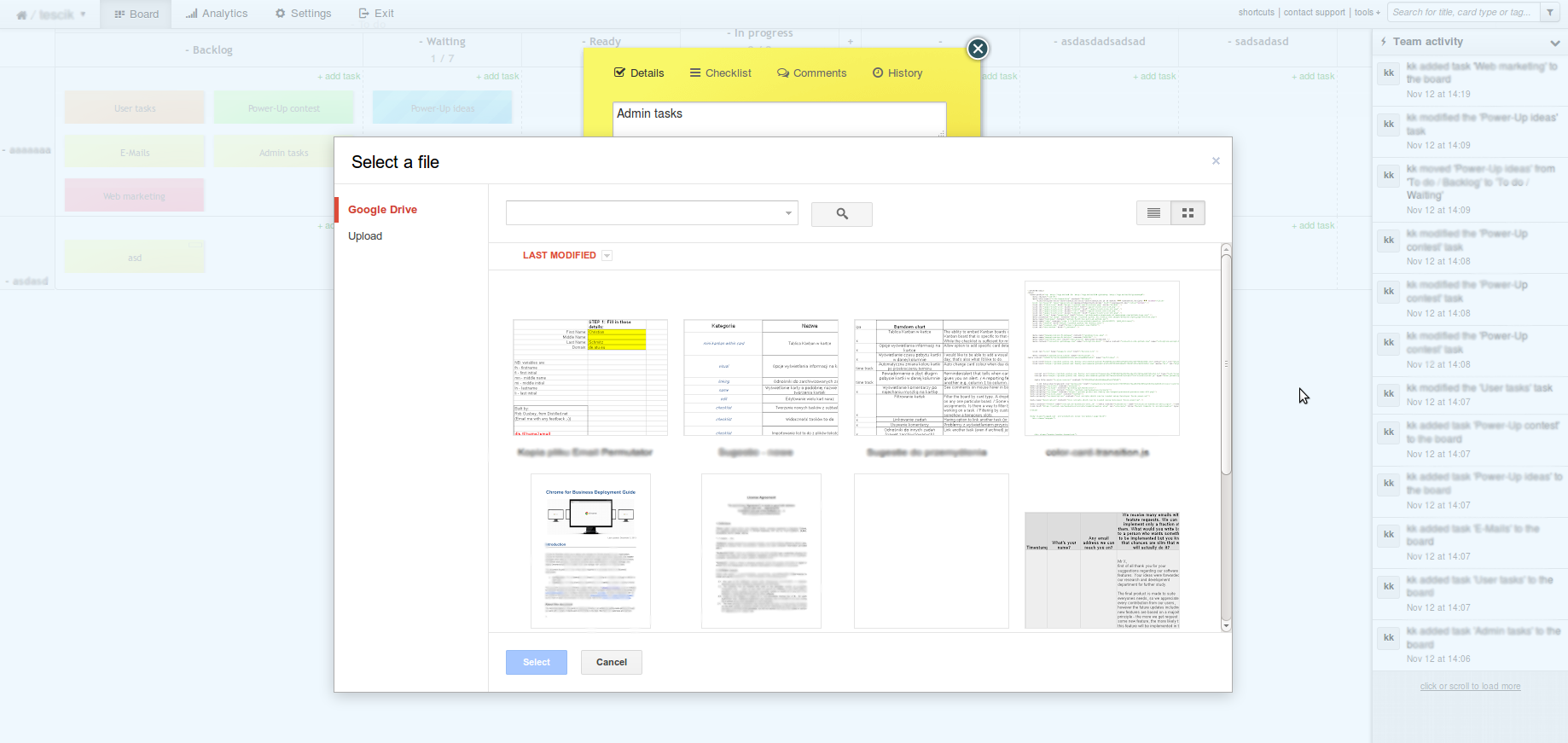 Integrations Kanban Tool Support
