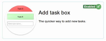 Add task box for quicker kanban card creation