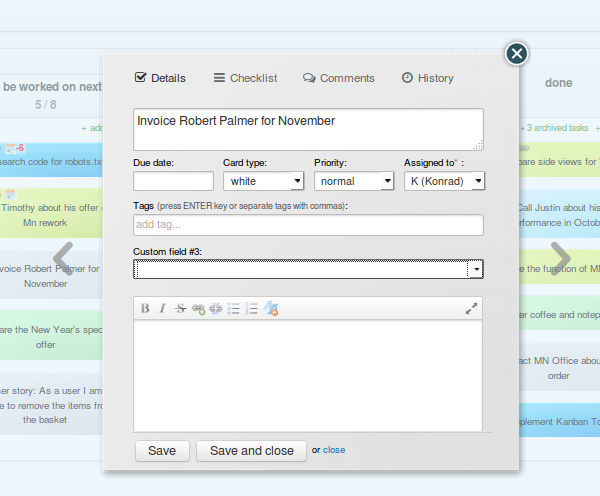 A New Kanban Card Layout