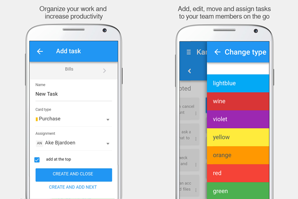 Kanban Tool Mobile App