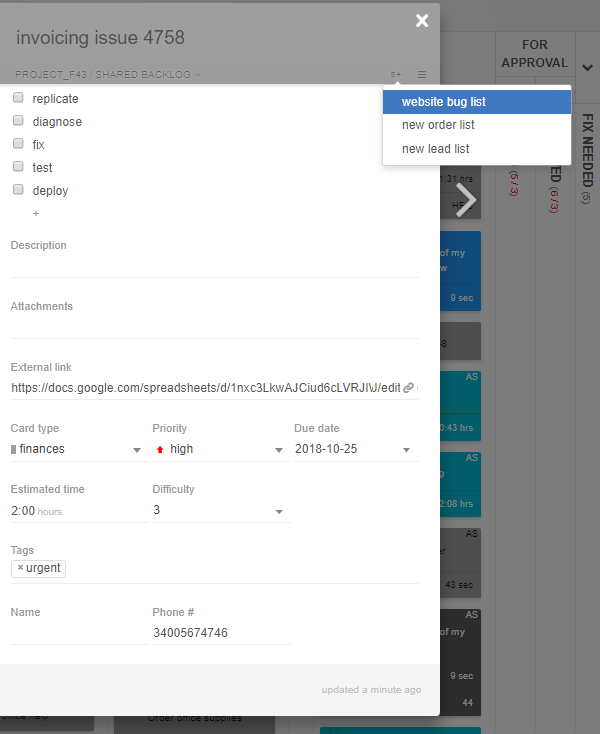 How to make the best out of your online Kanban board - checklist templates