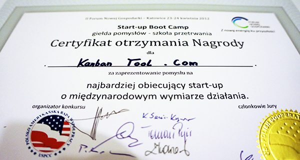 Kanban Tool Start-up Winner