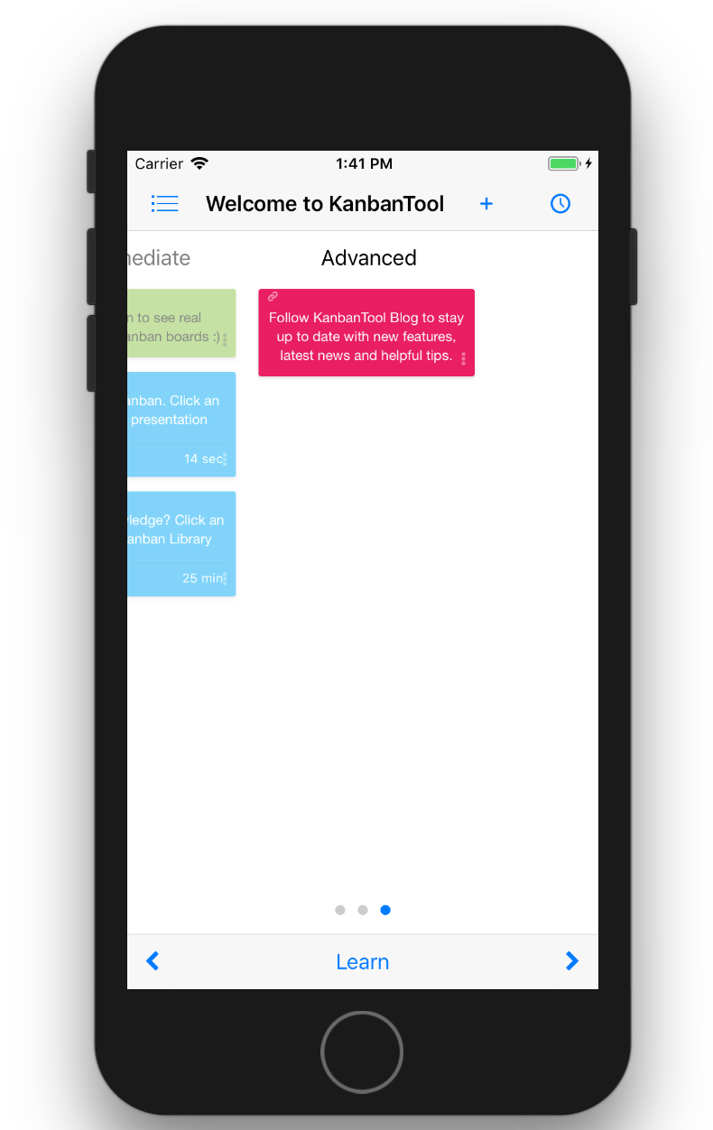 New Kanban Tool Mobile App for iOS is Out