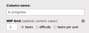 New Work-in-Progress limit options in Kanban Tool 