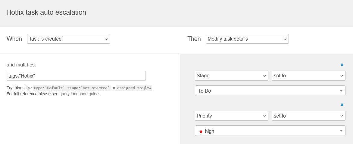 Process automation on a Kanban Tool board moving tasks with a certain tag straight to To Do lane