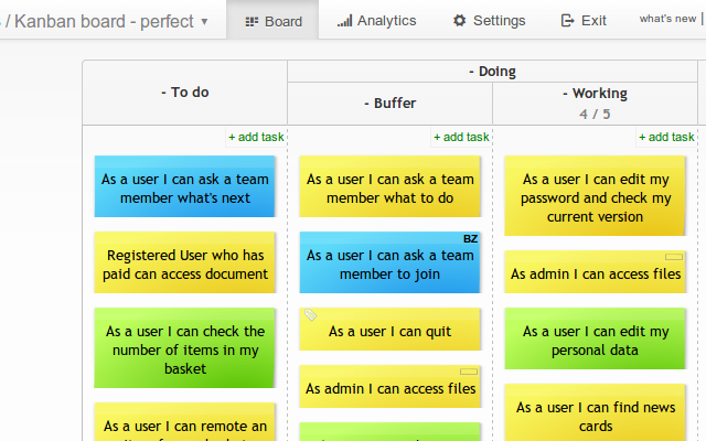 Larger font on kanban cards