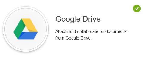 Google Drive integration enabled