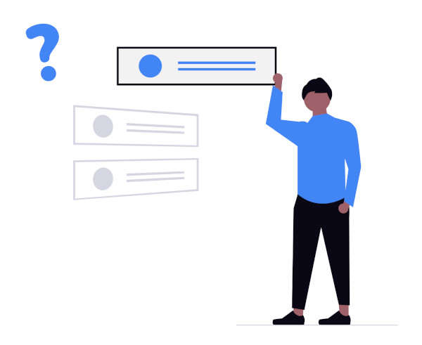 Man asking a question about a task