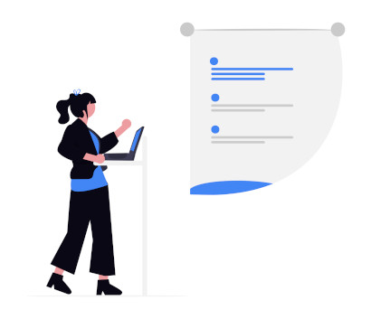 Kanban Coach Woman speaking at a training conference