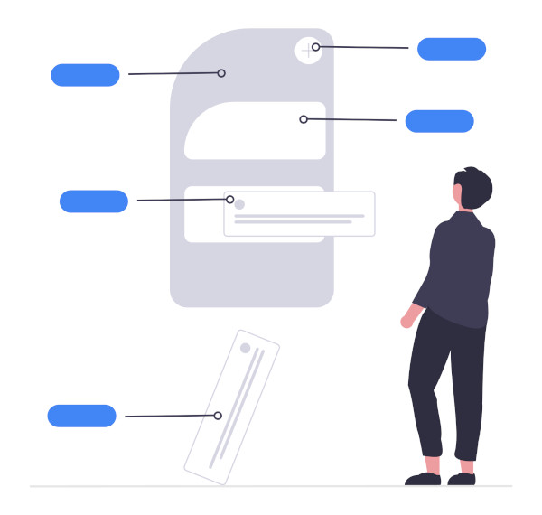 Man mapping out minimal project discovery steps