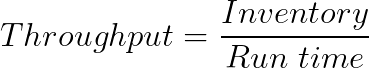 Throughput Calculation