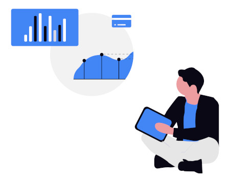 Track the buffers incoming and outgoing task flow A man analyzes Kanban process metrics