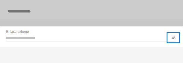 Abrir enlaces en el campo Enlace externo