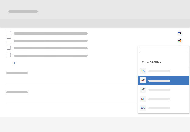Asignación a varios usuarios mediante una lista de control