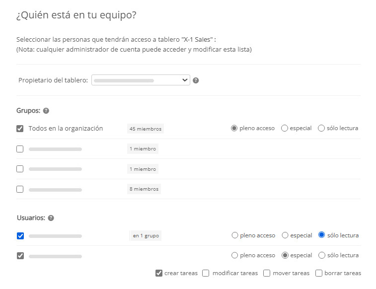 Asignación de acceso de solo lectura al tablero Conceder a alguien acceso de solo lectura al tablero