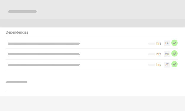 Asignaciones de múltiples usuarios mediante dependencias