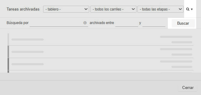 Buscar en el archivo de tareas
