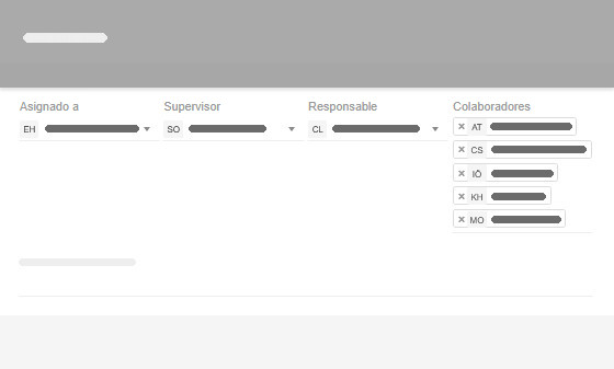 Un ejemplo de campos de usuario personalizados en una tarea
