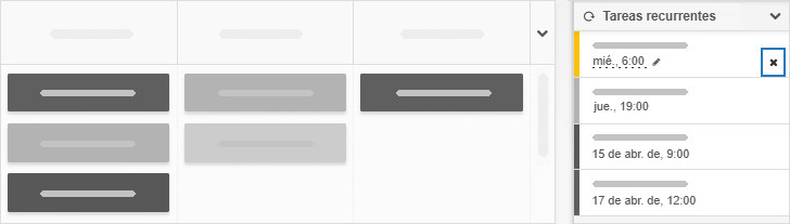 Cancelar una tarea periódica