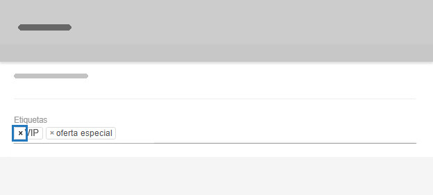 Eliminar una etiqueta de una tarjeta haciendo clic en la X