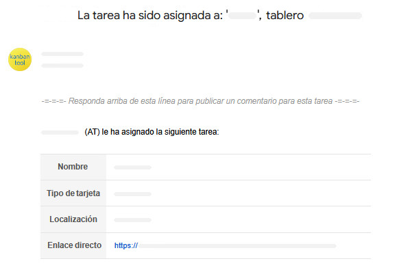 Correo de asignación de tarea con enlace a la tarea