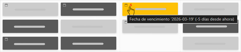 Cuenta atrás hasta la fecha límite - vencido