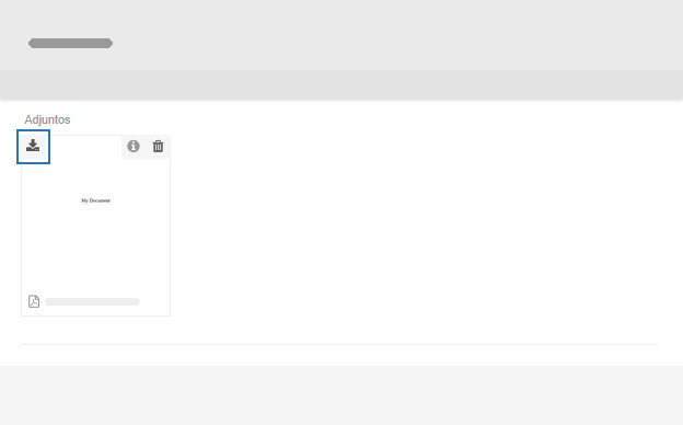 Descargar el archivo adjunto de una tarjeta