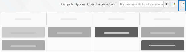 Despliega el panel lateral del tablero