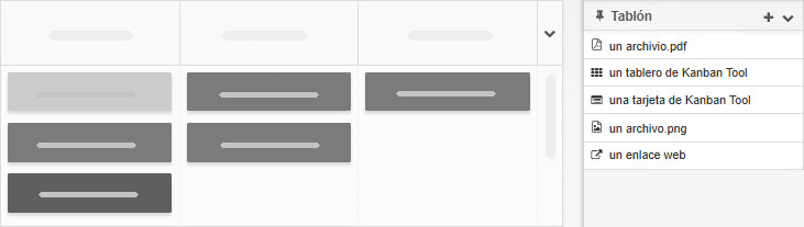 Ejemplos de elementos adjuntos con el complemento Tablón