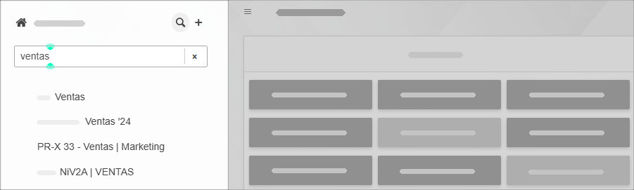Buscar un tablero desde la vista del navegador