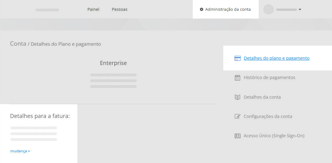 Forneça os dados da nota fiscal da empresa Espaço para os dados da empresa nas faturas