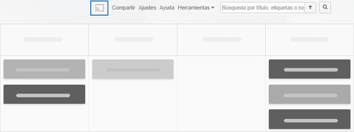 Kanban Cast activado