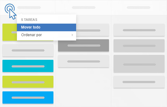 Mover todas las tareas de la columna