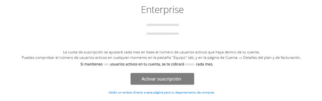 Obtenga un enlace de suscripción para adquisiciones