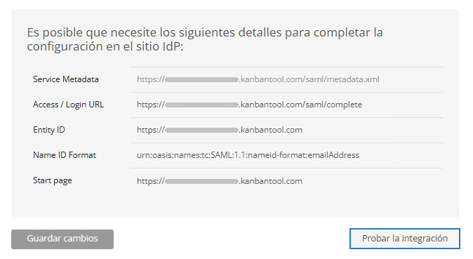 Prueba de SSO con SAML