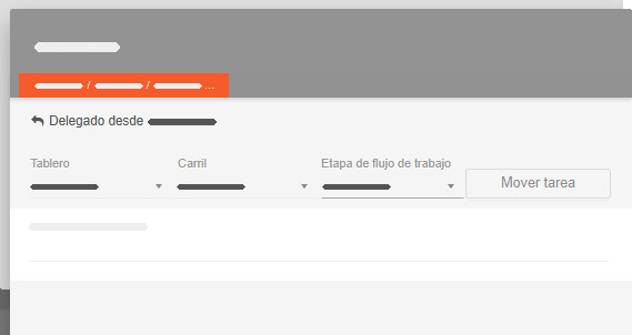 Vista previa de la ubicación del tablero de origen