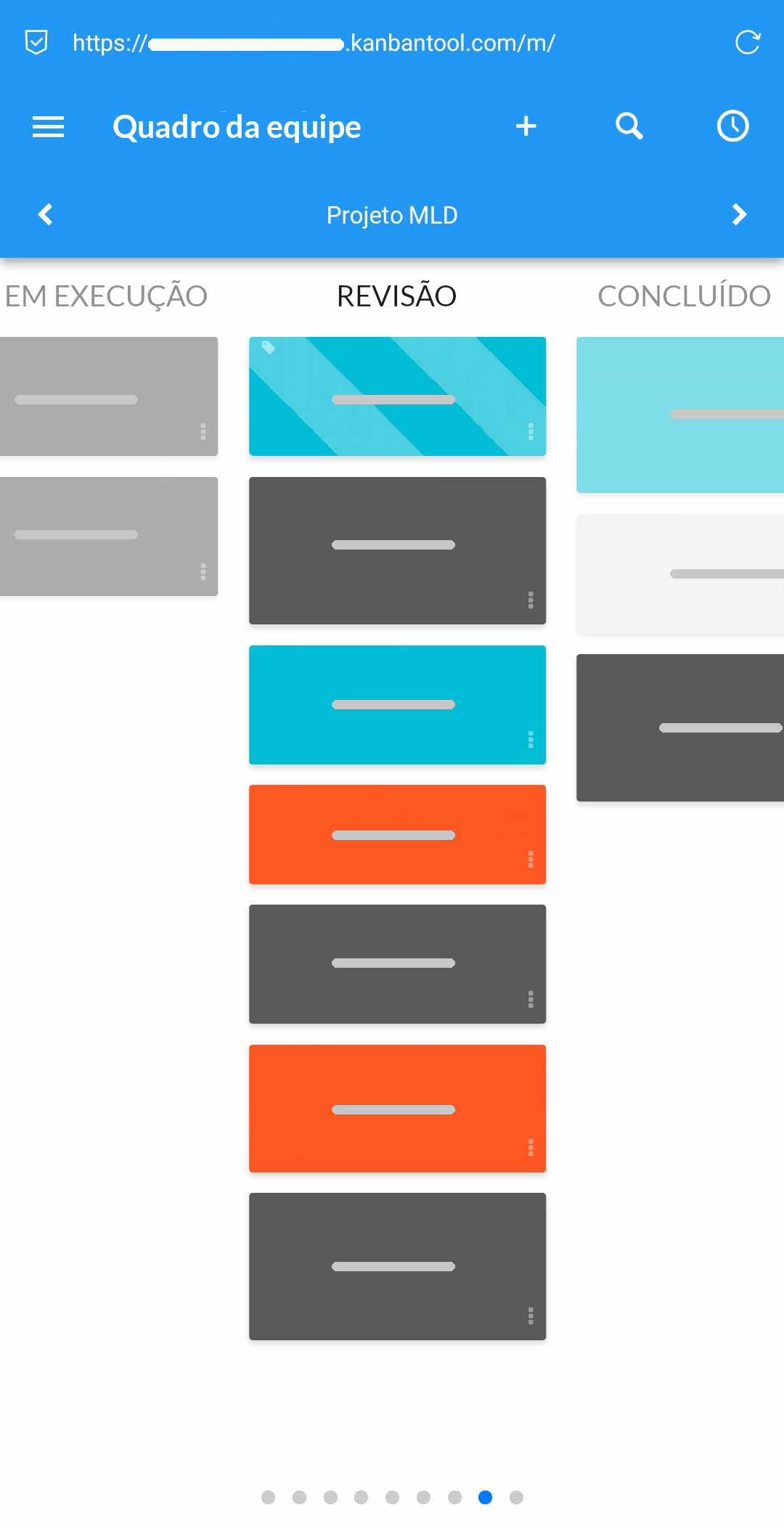 Acesso pelo celular ao Kanban Tool Acesso pelo celular ao Kanban Tool