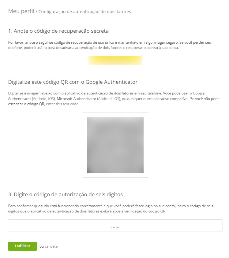Adicionando o Kanban Tool ao seu aplicativo de autenticação
