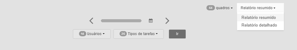 Alteração do tipo de relatório de horas Alteração do tipo de relatório de horas