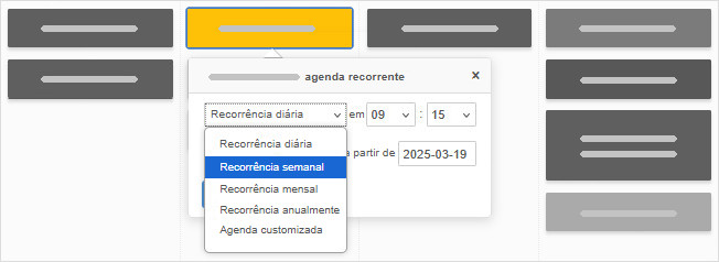Como configurar uma programação de tarefas recorrentes Como configurar uma programação de tarefas recorrentes