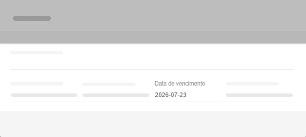 Data de vencimento - dentro do cartão O campo Data de vencimento dentro de um cartão de tarefa