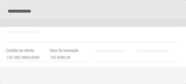 Um exemplo de tarefa com formatação predefinida de campos personalizados