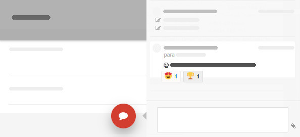 Exemplo de Reações aos Comentários Exemplo de Reações aos Comentários