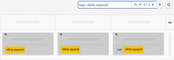 Vincular cartões com tags