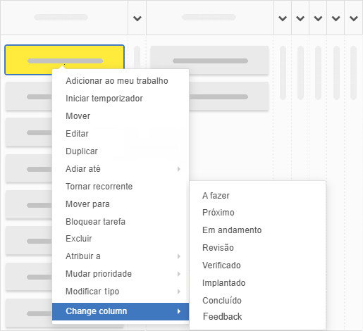 O script Change Column para Ferramentas de Desenvolvedores