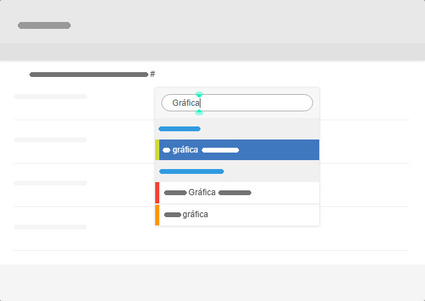 Vincular cartões à pesquisa de tarefas na lista de verificação