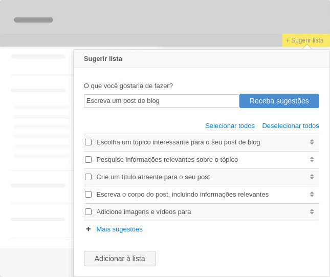Assistente de IA - sugestões de listas de verificação da Kanban Tool Assistente de IA - sugestões de listas de verificação da Kanban Tool