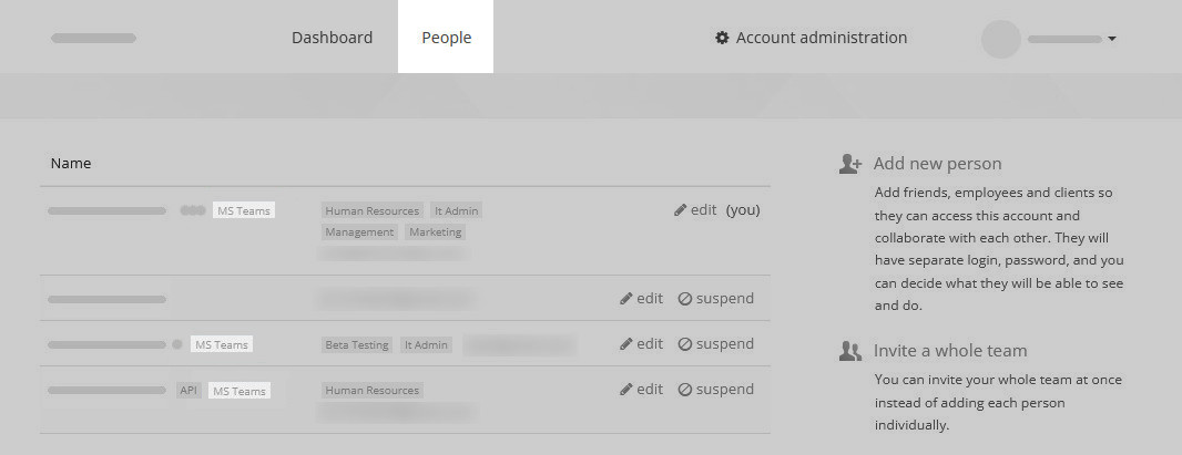 Identifying MS-Teams integrated users