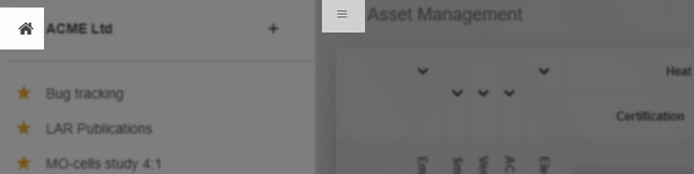 Accessing the account dashboard